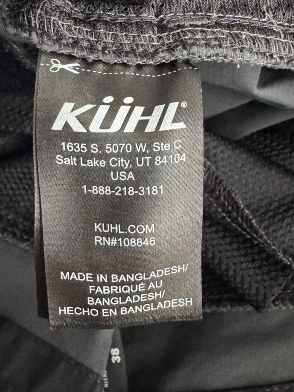 Kuhl Renegade Rock 7" Shorts Mens Size 38 Charcoal Gray Outdoor Hiking SS-2327 - Picture 10 of 13